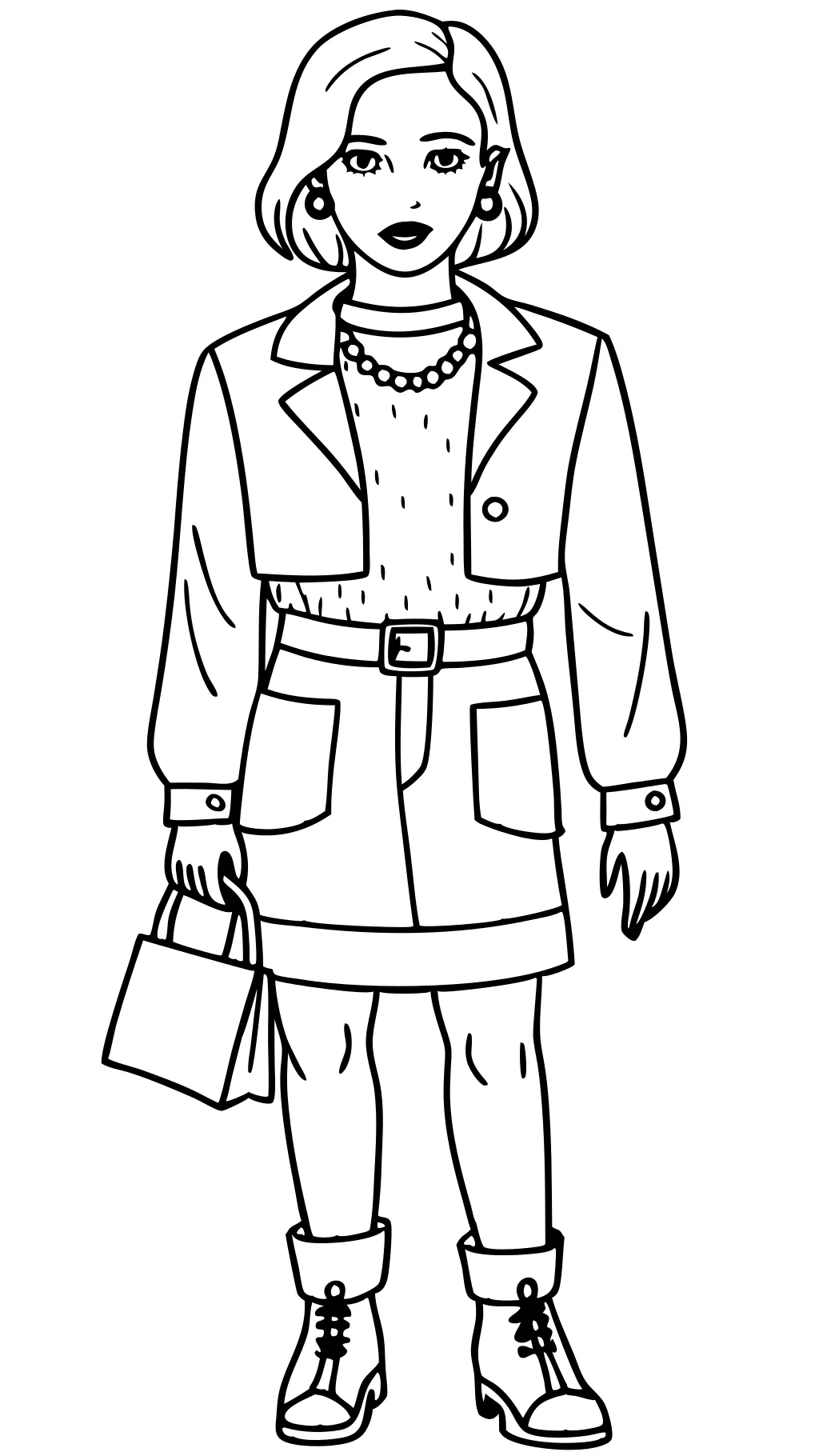 printable fashion coloring pages